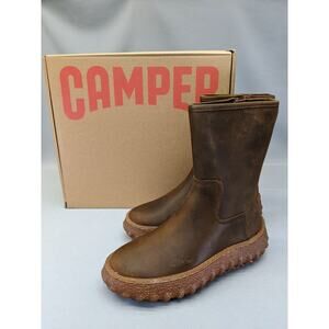 Camper, Ground, Women Mid boot K400655-005, Medium Brown, Size 5